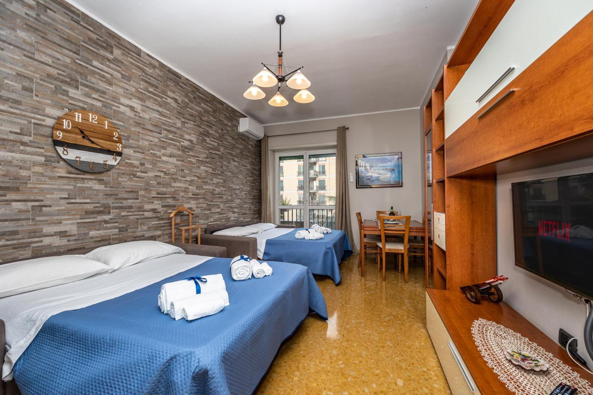 Big Apartment Rome Air Conditioning Wifi Netflix 90 Mq Eksteriør bilde