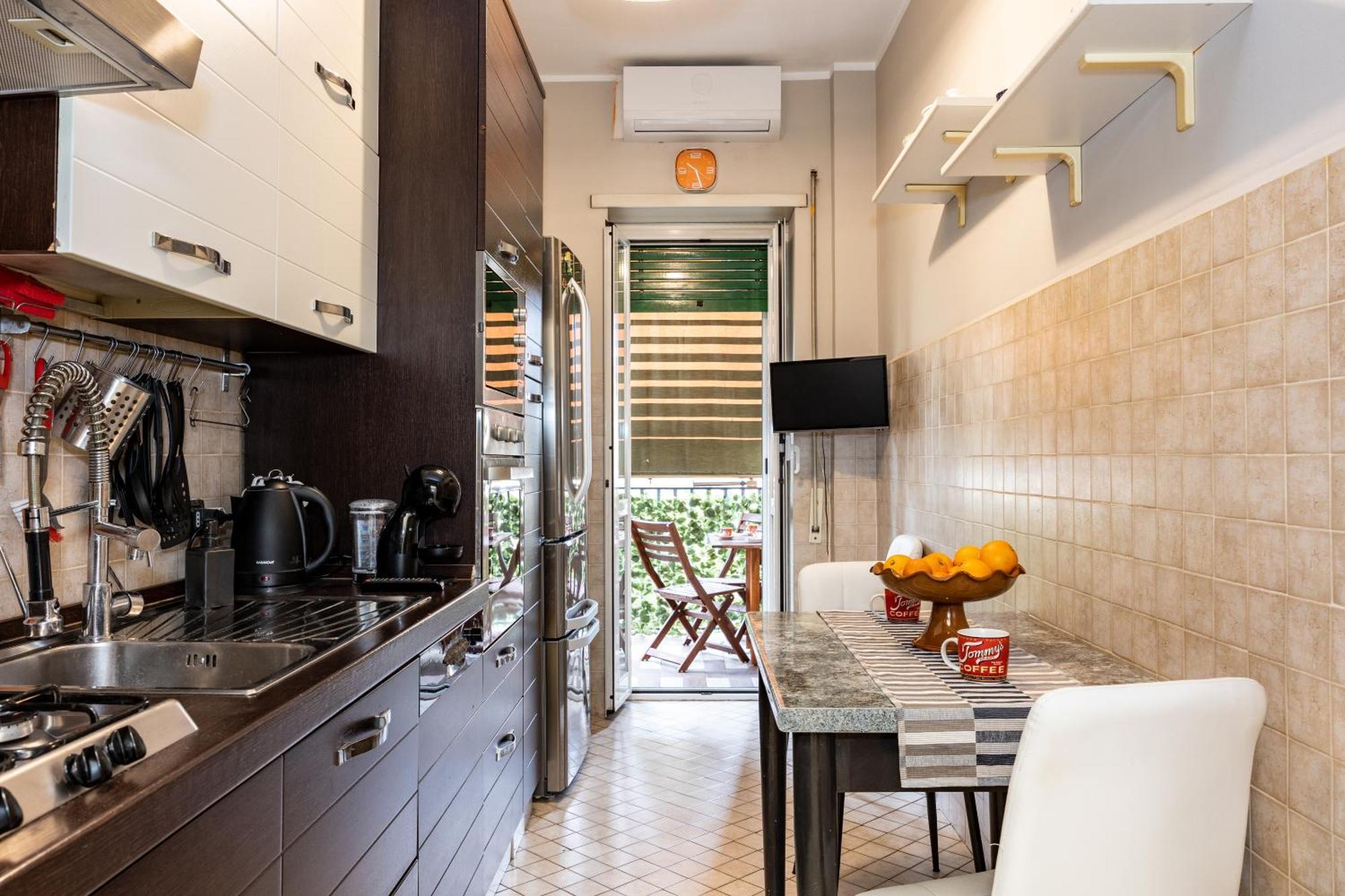 Big Apartment Rome Air Conditioning Wifi Netflix 90 Mq Eksteriør bilde